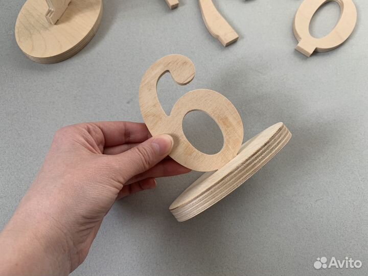 Номерки на столы Свадебный декор украшения