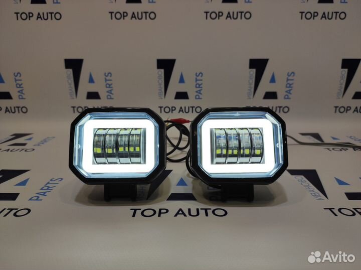 Птф LED 80W + Дхо с универсальным креплением