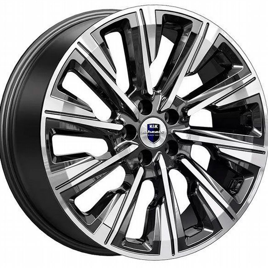 Диски K&K Галего 7.5x19 5x114.3 ET45 D67.1 Алмаз черный