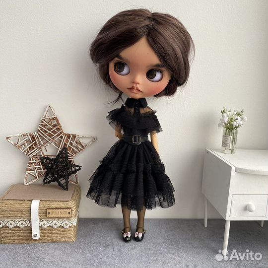 Платье Уэнсдэй Аддамс для блайз