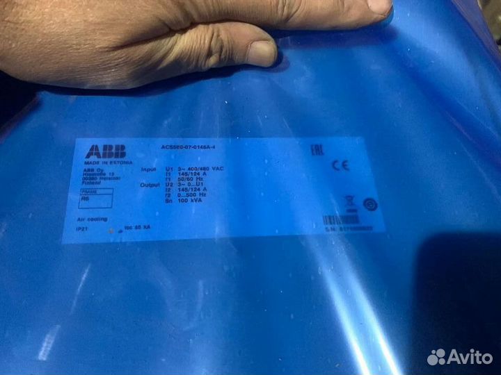 Шкафный привод низкого напр. ABB ACS580-07-0145A-4