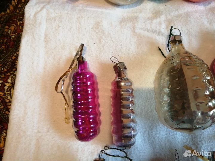 Елочные игрушки времен СССР