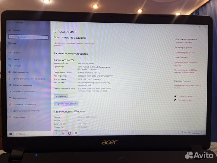 Acer Aspire 3 A315-42G