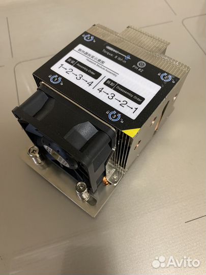 Радиатор кулер AMD epyc SP3/LGA4094, 2U