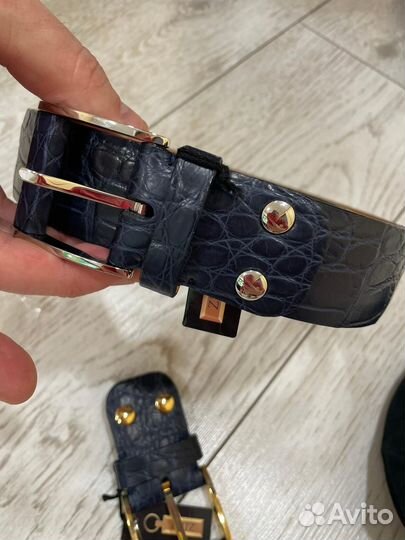 Ремень zilli крокодил