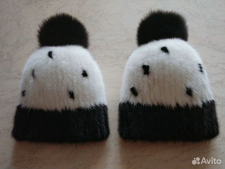 Новые зимние шапки мех норка