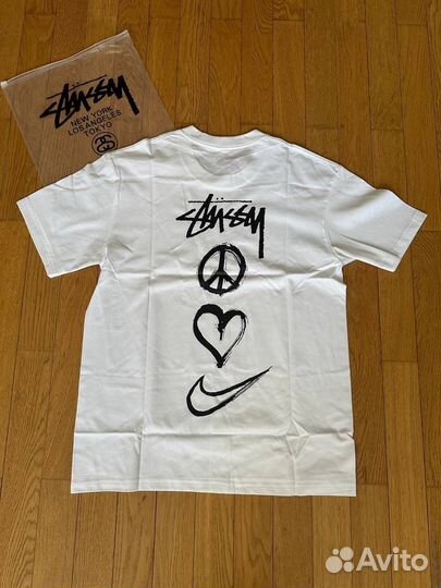 Футболка Stussy x Nike Logo Tee Оригинал