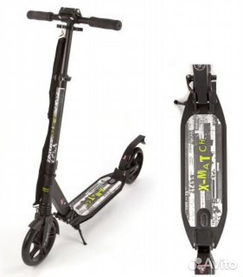 Самокат-Скутер X-Match Type, 200 мм PU амортизатор