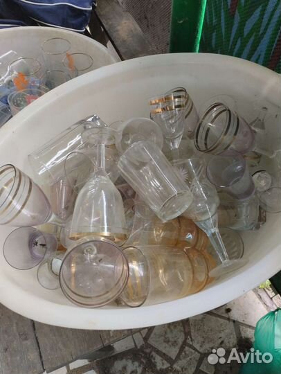 Рюмки, стаканы, фужеры,бокаллы