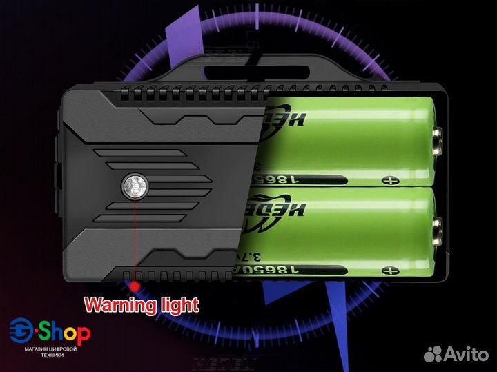 Мощный ручной фонарь на чипе XHP199 USB сенсорный