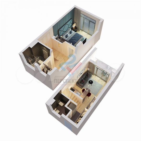 Квартира-студия, 30 м², 2/3 эт.