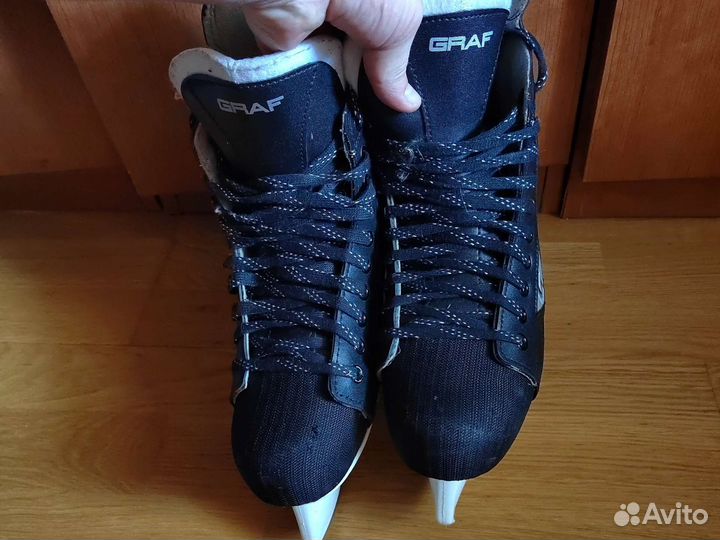 Коньки хоккейные graf 45 размер