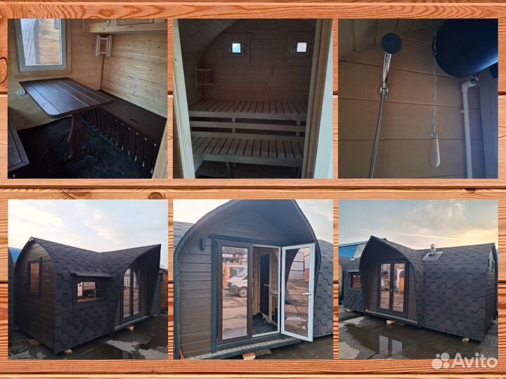 Баня бочка Викинг под ключ