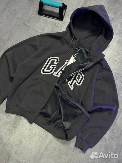 Зип худи Gap на флисе