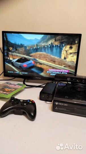 Xbox 360е 500 гб + kinect