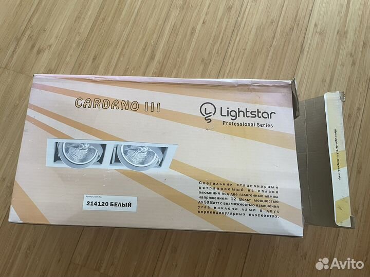 Светильник встраиваемый lightstar cardano 111