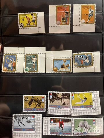 Две серии марок спорт