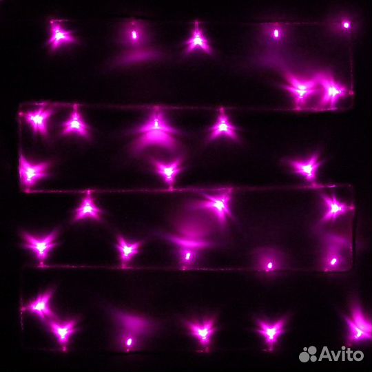 Гирлянда для дома 5,5м 50 ламп LED прозрачный пров