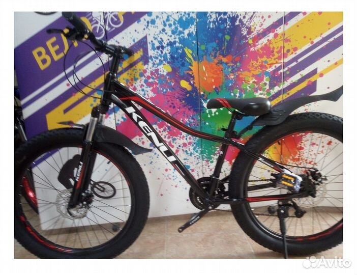 Алюминиевый полуфэт велосипед 24