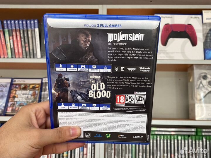Wolfenstein The New Order + Old Blood PS4