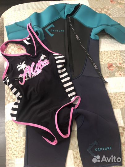 Гидрокостюм. И купальник для девочки