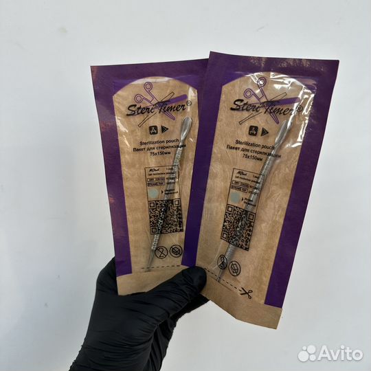 Лопатка / шабер/ пушер для маникюра staleks