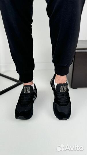 Кроссовки New Balance Stone Island Черные, 37-45