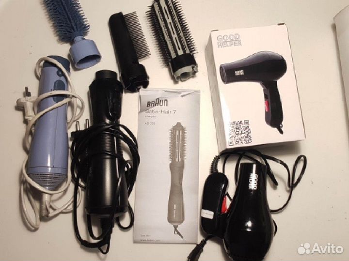 Фен, фонарь, диспенсер