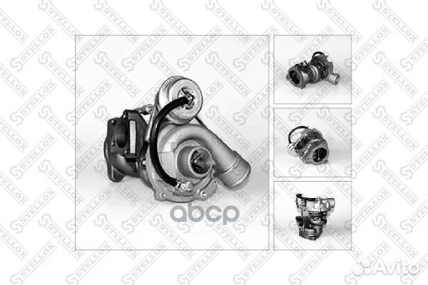 10-80300-SX турбокомпрессор Audi A4/A6 1.8T 4W