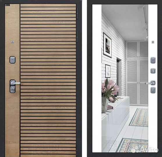 Дверь входная Коричневая шумо-изоляционная