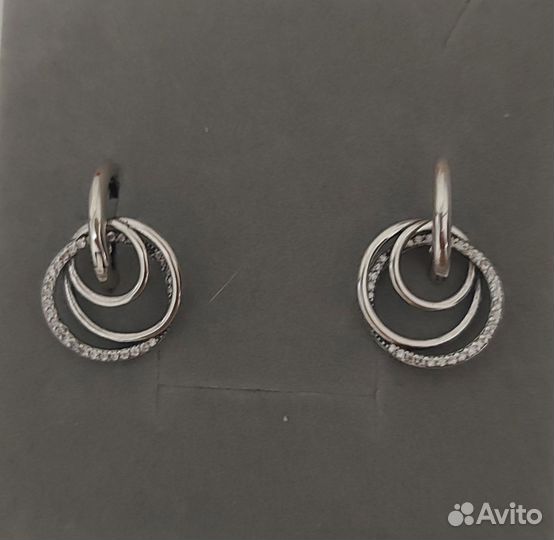 Серьги пандора семья