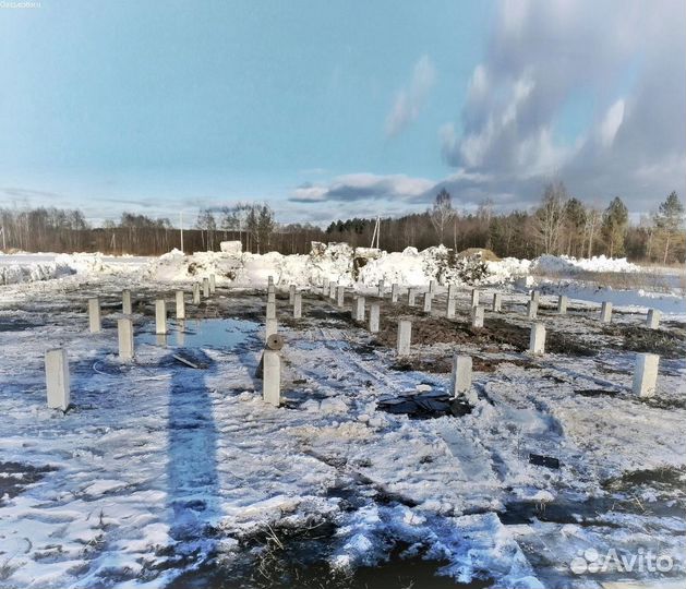 Фундамент на жб сваях