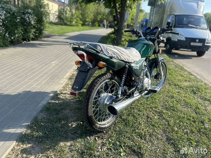 Новый мопед minsk D4 125 зеленый 2024