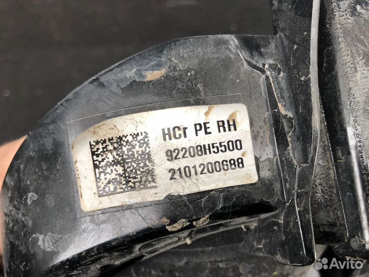 Хендай Солярис 2 Рестайл (2020+) Туманка Правая