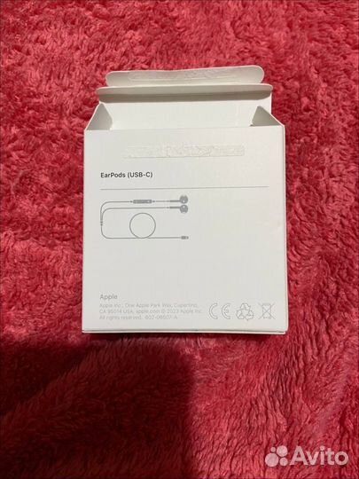 Наушники EarPods USB-C б/у