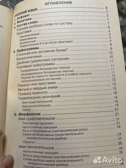 Справочник для начальных классов