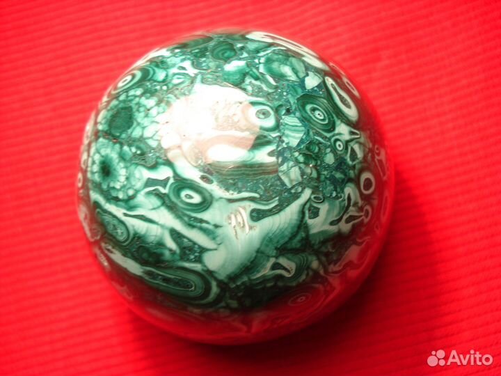 Шар Малахитовый Урал Малахит 5,5см Минерал Большой