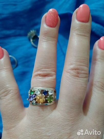 Серебряное кольца