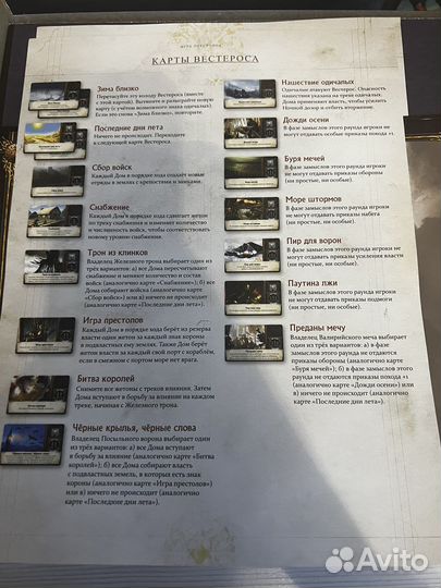 Настольная игра Игра престолов