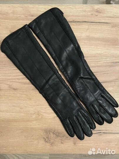 Перчатки кожаные