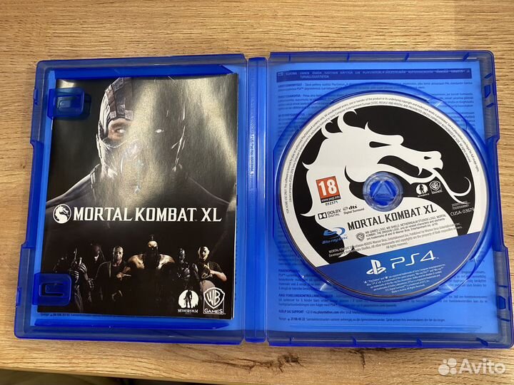 Mortal Kombat XL диск для PS4 б/у