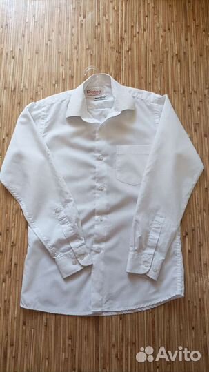 Школьные рубашки белые 158-164