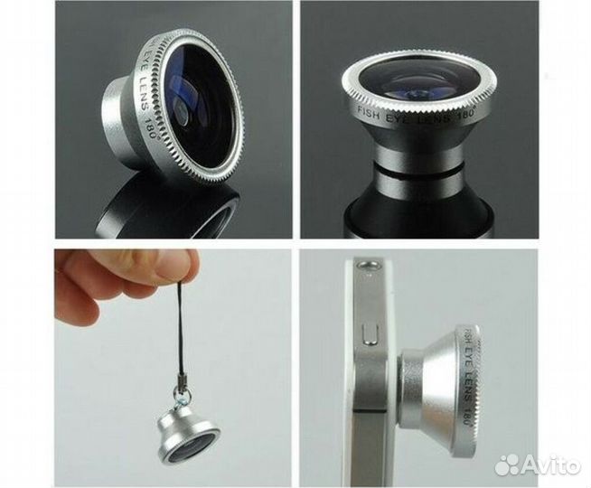 Объектив Рыбий глаз, универсальное крепление