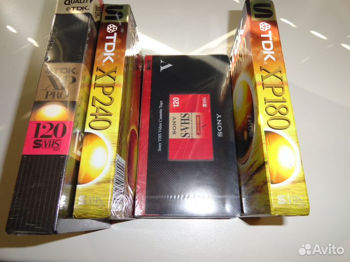 Видеокассеты Super VHS и VHS