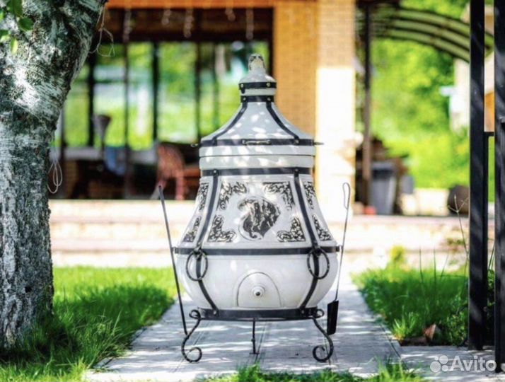 Тандыр Скиф с откидной крышкой