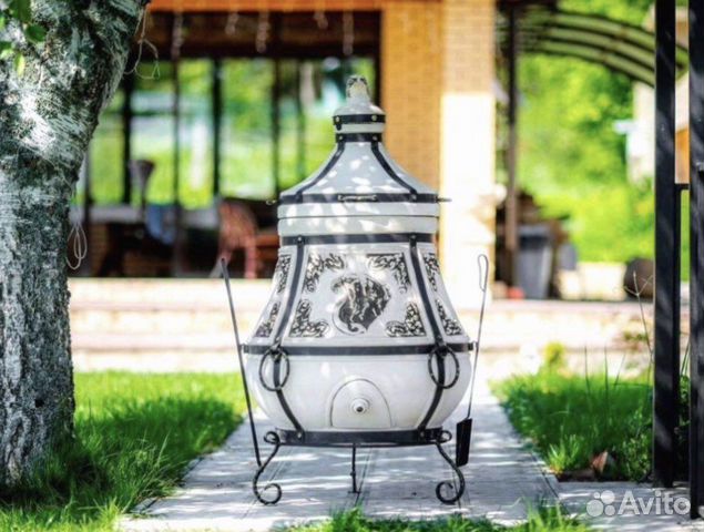 Тандыр Скиф с откидной крышкой