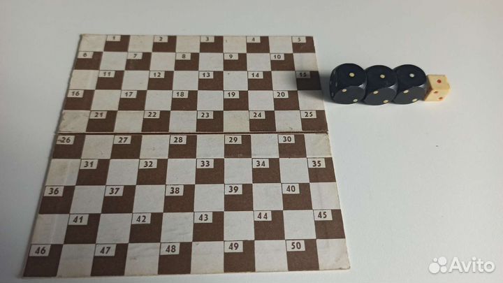 Набор для игр СССР шахматы шашки домино кости