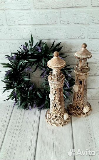 Декор в морском стиле из дерева