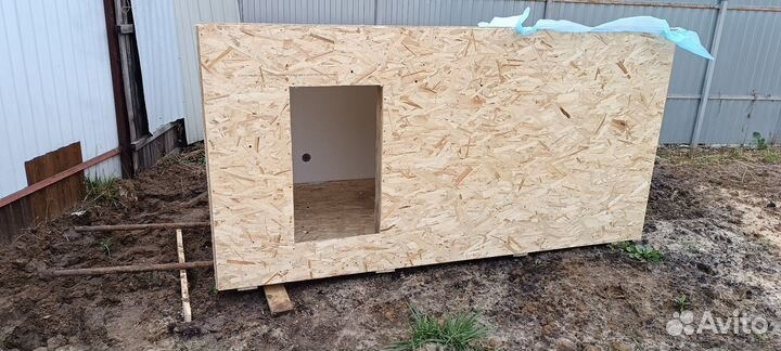 Будка для собаки утепленная для крупных пород