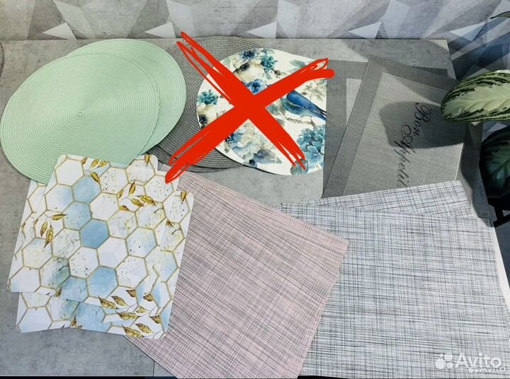 Салфетки плейсматы сервировочные на стол